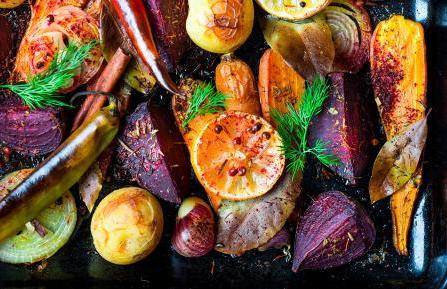 Roasted vegetables