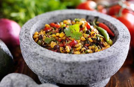 Black bean and corn salsa